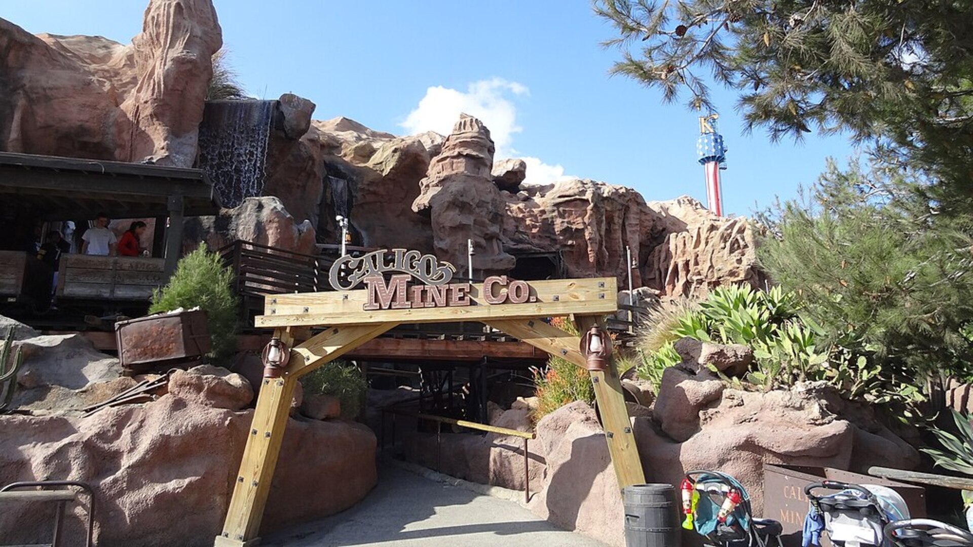 Calico Mine Ride in Ghost Town